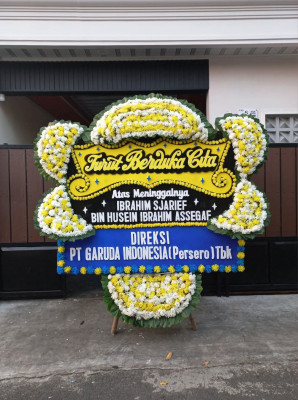 Papan Bunga Duka di Tipar